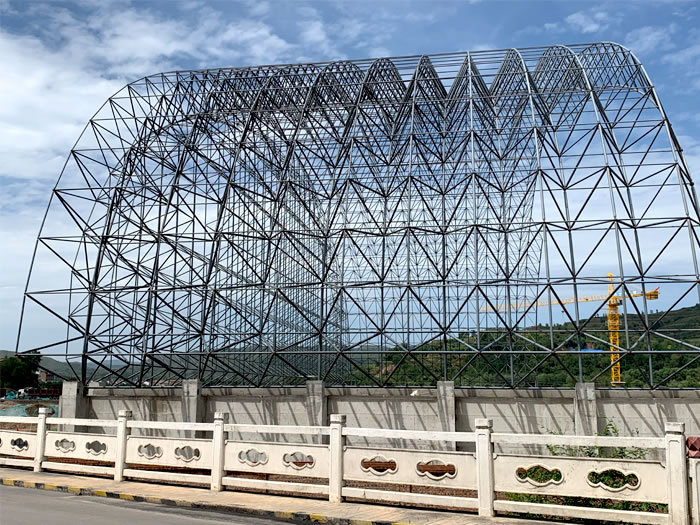 漳平山寨矿储煤棚网架